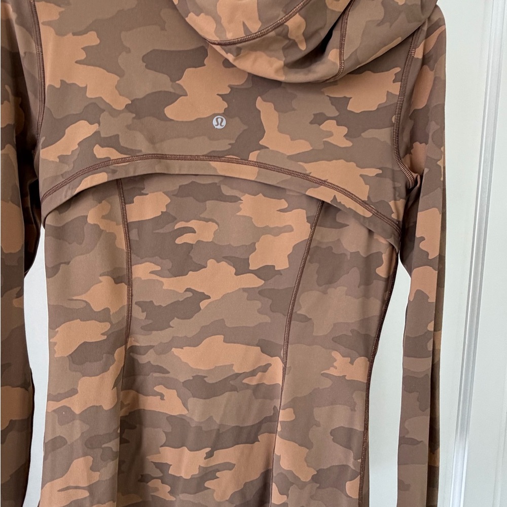 lululemon athletica Camo Full-Zip Hoodie - Brown - Picture 5 of 11